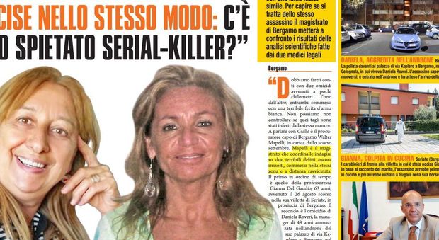 Paura a Bergamo: "Gianna e Daniela uccise da un serial killer?"