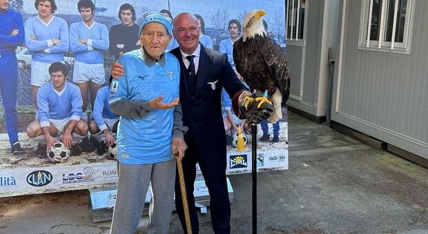 La Lazio, lo scudetto e una foto con Olimpia per nonno Ivo Castellani