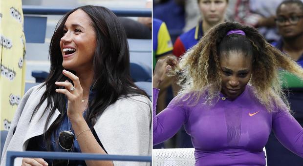 Meghan Markle, haters scatenati: «Ha snobbato la regina per portare male a Serena Williams»
