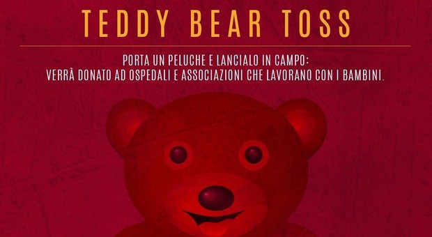Virtus Roma, domani la 'Teddy bear toss' al Palazzo dello Sport