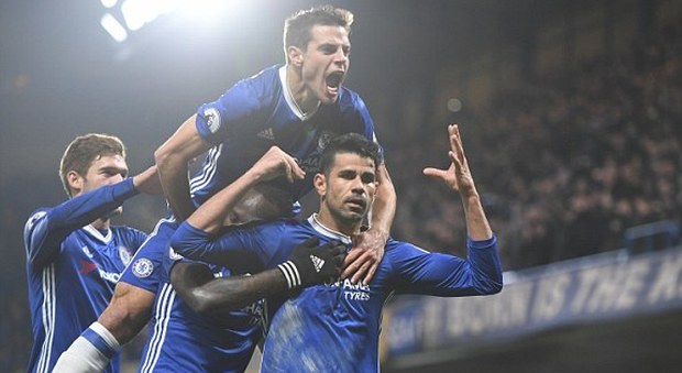 Chelsea, Diego Costa torna e non perdona: Conte batte l'Hull City e vola in fuga a +8
