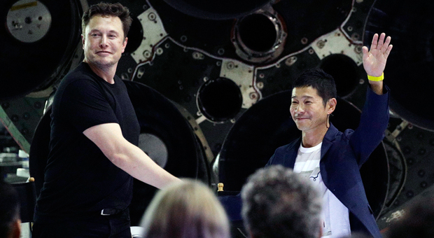 Elon Musk e Yusaku Maezawa