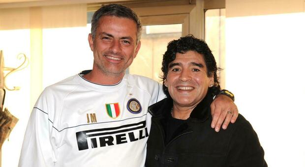 Mourinho, lacrime napoletane: «Non piango Maradona ma Diego»