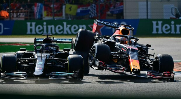 Incidente Hamilton-Verstappen a Monza, penalità all'olandese