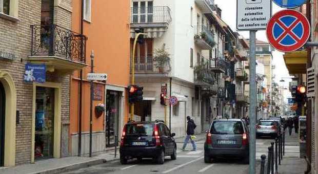 L'incrocio tra via San Martino e via Pizzi vido controllato dalle telecamere