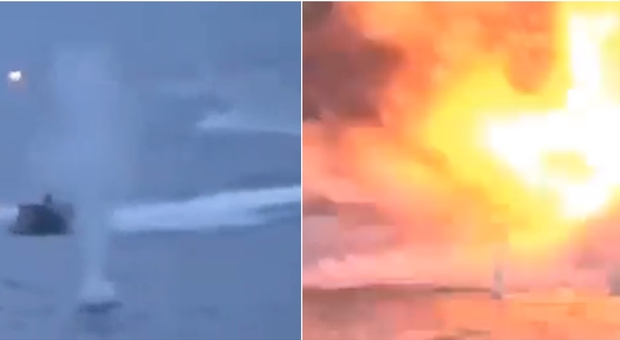 Guerra Ucraina, attacco alla nave spia russa Ivan Khurs sul Mar Nero: distrutti tre droni marini