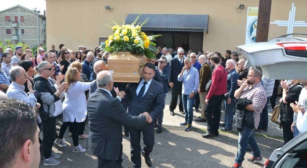 I funerali del lavoratore reatino