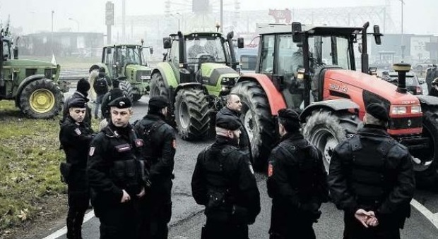 La protesta degli agricoltori