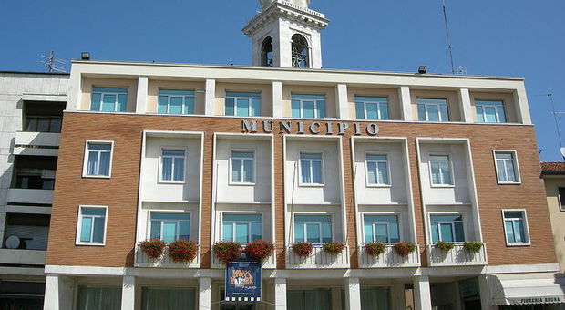 Il palazzo del Municipio di Codroipo