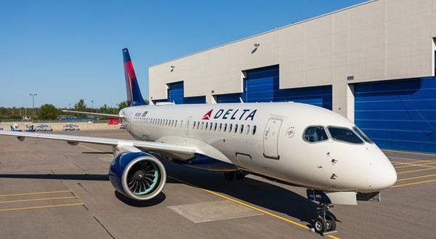 Delta Air lines, sempre più Airbus A220 su rotte domestiche Usa