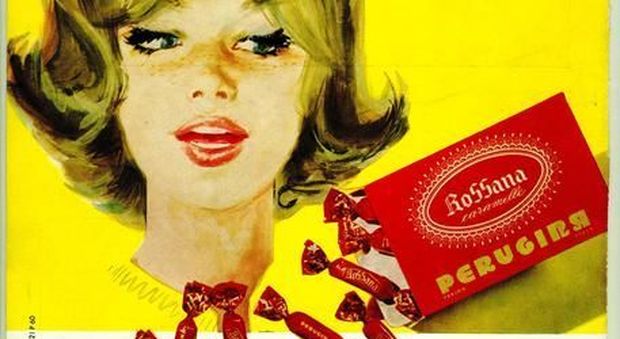 Le caramelle Rossana. Una pubblicità.