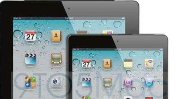 Un concept del mini iPad a confronto con il modello attuale