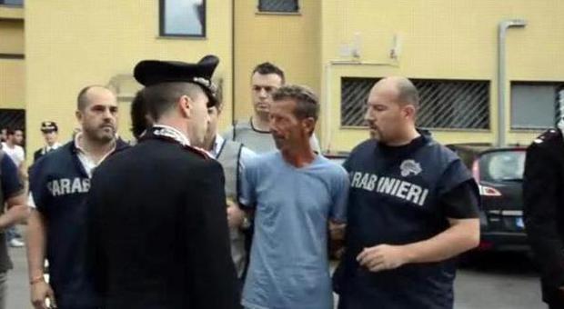 Massimo Giuseppe Bossetti durante l'arresto