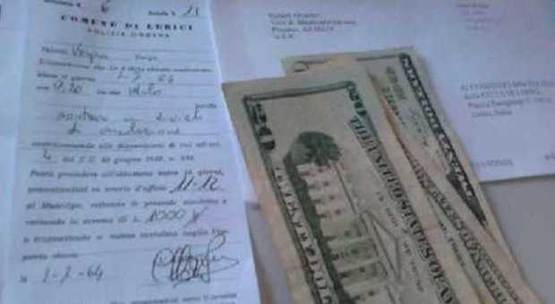 Turista americano ritrova una vecchia multa di mille lire e la paga dopo 50 anni