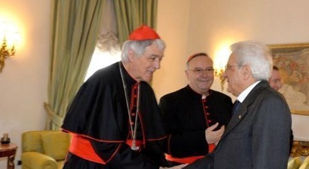 Il cardinale Menichelli ​a pranzo con Mattarella