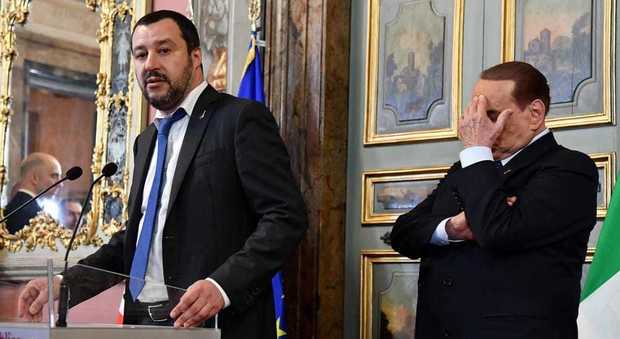 Consultazioni, i sospetti di Salvini: «Berlusconi punta al governo tecnico»