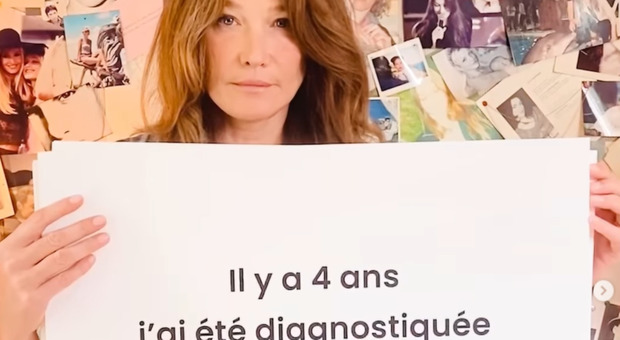 Carla Bruni, il video sui social: «Mi è stato diagnosticato un tumore al seno. Fate le mammografie, la vostra vita dipende da questo»