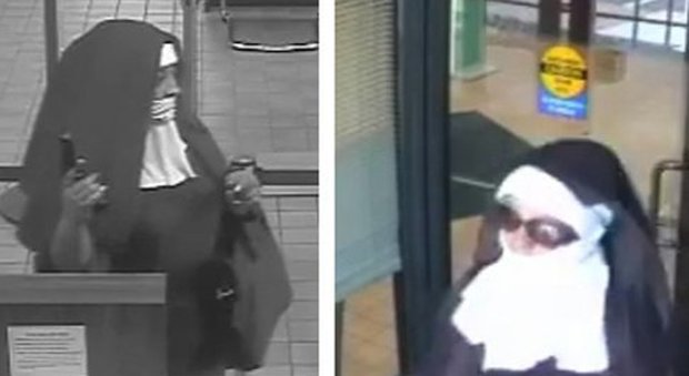 Finte suore rapinatrici svaligiano una banca, l'FBI diffonde le foto: «Aiutateci a trovarle»