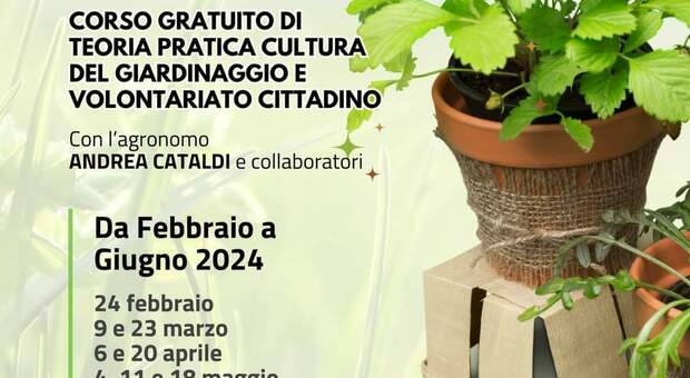 Roma, piante senza segreti: corso di giardinaggio alla Casa della cultura e dello sport del V Municipio