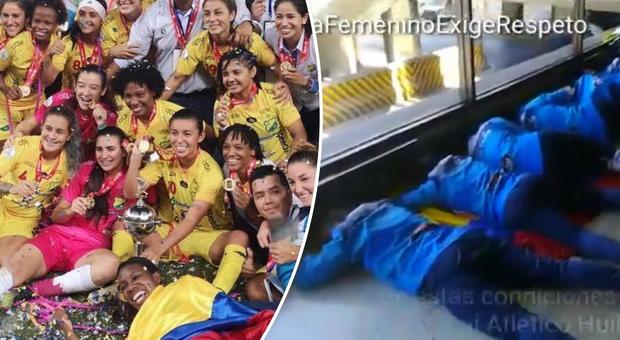 Libertadores femminile, premio agli uomini e calciatrici costrette a dormire in aeroporto