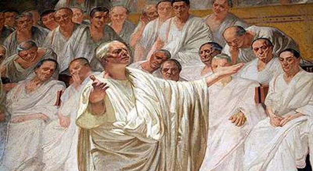 8 novembre 63 a.C. Cicerone pronuncia in senato la prima delle Catilinarie