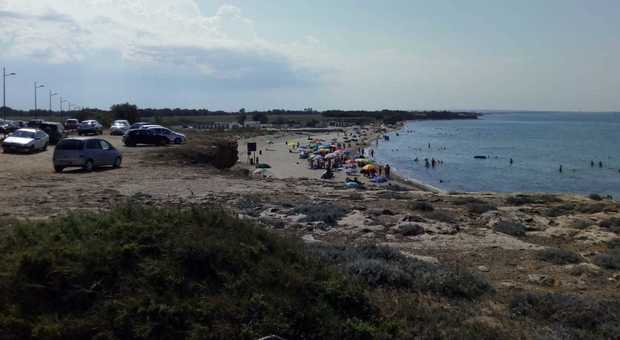 La spiaggia di Giancola, a nord di Brindisi
