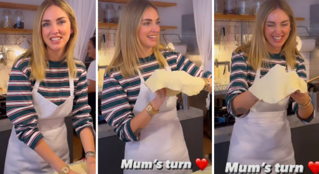 Chiara Ferragni diventa pizzaiola: «Leo hai visto la mamma?». La divertente lezione di cucina