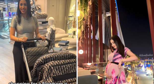 Influencer milionaria compra un passeggino Dior da 8mila euro: «Non mi interessa la sicurezza, voglio solo apparire»
