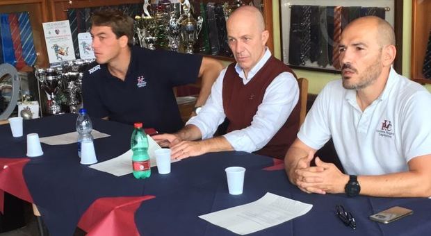 Giulio Tonialatti, Fabrizio Mione e Andrea Cococcetta dell'Unione rugby capitolina