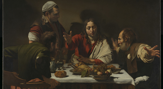 Michelangelo Merisi da Caravaggio The Supper at Emmaus, 1601 Oil on canvas 141 x 196.2 cm The National Gallery, London © The National Gallery, London