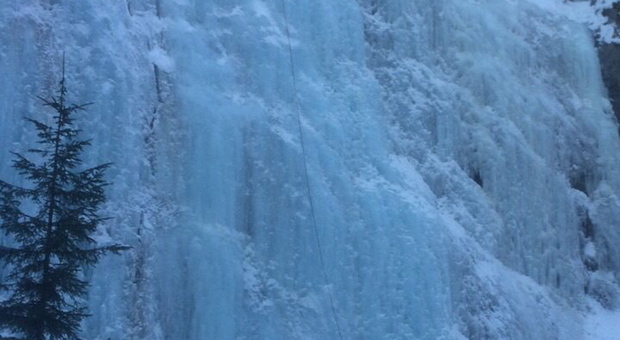 Cascata di ghiaccio (foto di rpertorio)