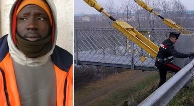 Immigrato 21enne si getta nel fiume gelido e salva un aspirante suicida
