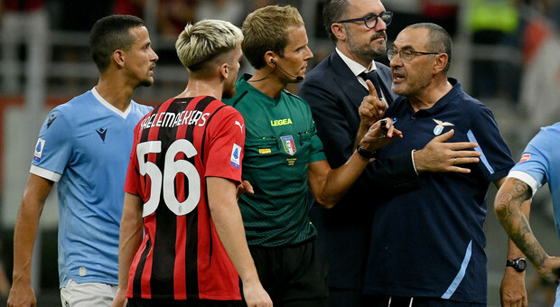 Milan-Lazio 2-0, Sarri: «Immobile? È inattaccabile, i numeri parlano per lui»