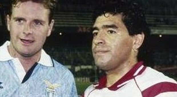 Paul Gascoigne e Diego Armando Maradona