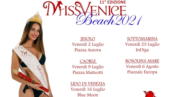 Miss Venice Beach fa 11, il via da Jesolo. Ecco tutte le date e il programma