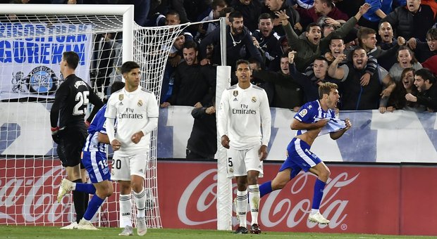 Real Madrid in crisi: sconfitto anche dall'Alaves 1-0