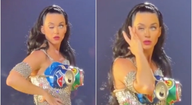 Katy Perry, l'occhio non si apre: il video choc che preoccupa i fan. «Cosa diavolo le è successo?» VIDEO