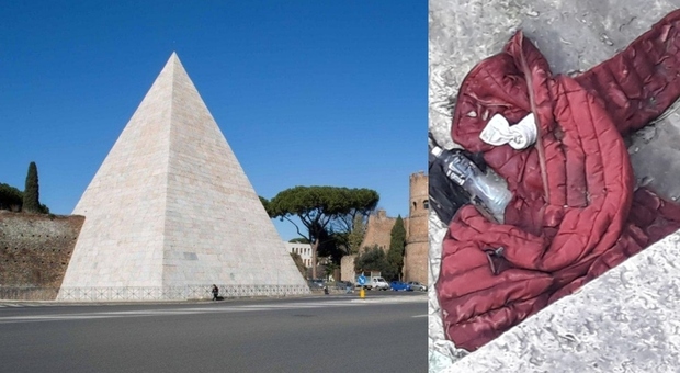 Piramide Cestia, monumento dai due volti: rifatta la facciata, ma discarica sul prato