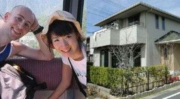 Andrea Mardegan, la moglie e la loro casa in Giappone (da yanello.blogspot.com)