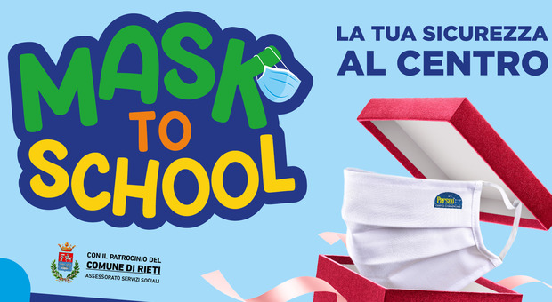 “Mask to school”, l’iniziativa sociale è destinata ai bambini del territorio e alle loro famiglie