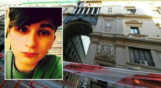 Il 14enne Salvatore Giordano, morto tragicamente in Galleria Umberto I