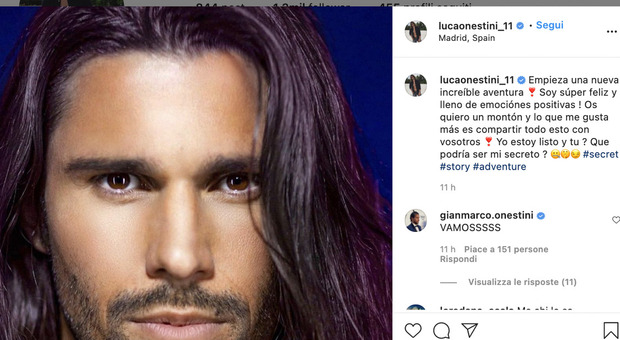 Luca Onestini, l'ex gieffino nuovo concorrente del reality show spagnolo "Secret Story": «Inzia una nuova incredibile avventura». IL POST