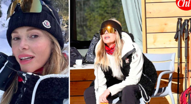 Alessia Marcuzzi a Cortina con la figlia Mia: la piccola sugli sci, per lei pranzi, escursioni e trekking sulla neve
