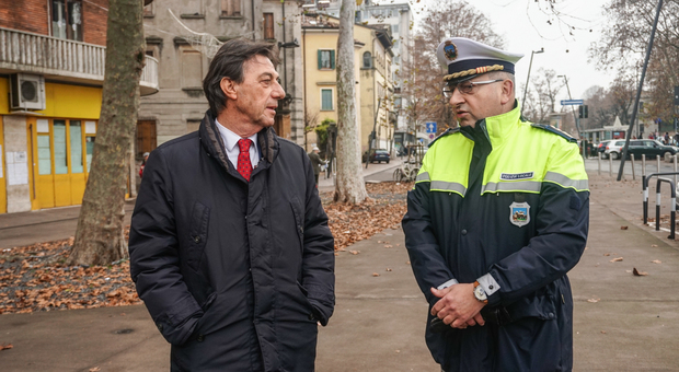 Il sindaco Giordani e il comandante della Polizia locale di Padova, Lorenzo Fontolan