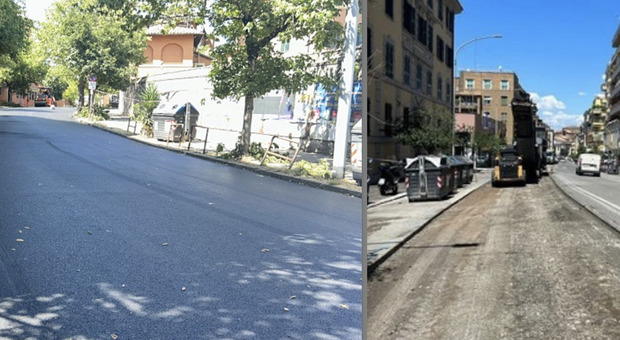 Rifacimento stradale nel quartere Trieste Parioli