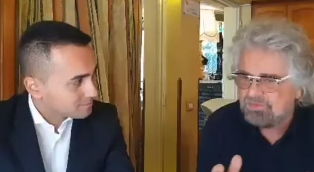 Beppe Grillo blinda Luigi di Maio: «Il capo politico è lui, non rompete i c...» - IL VIDEO