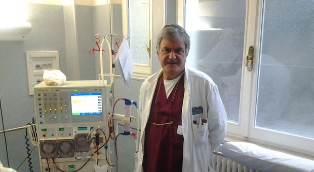 Il medico dell’Emodialisi Sergio Baldini in pensione dopo 40 anni di attività