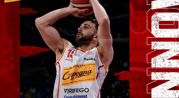 Basket, Matteo Tambone rinnova con la Carpegna Prosciutti Pesaro per due anni