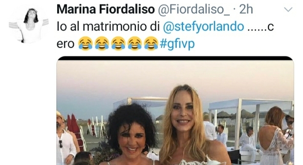 Stefania Orlando, Samantha De Grenet furiosa per il mancato invito al matrimonio. Il tweet di Fiordaliso: «Io c'ero...»