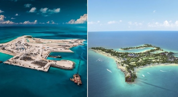 Da ex sito industriale a isola paradisiaca: alle Bahamas nasce Ocean Cay